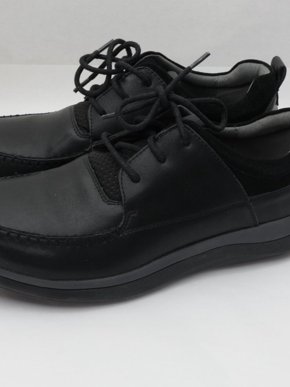Propét Pryce Oxford Leather Shoe Men 's 10.5 M (D) Black MCA072L Comfort